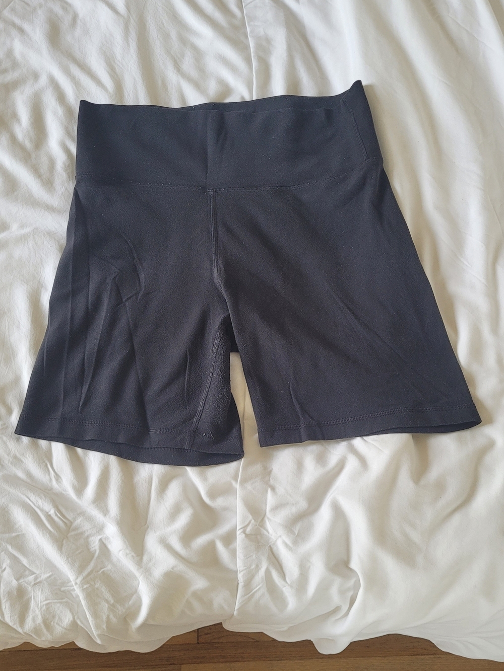TNA Black High-Rise Bike Shorts Large
